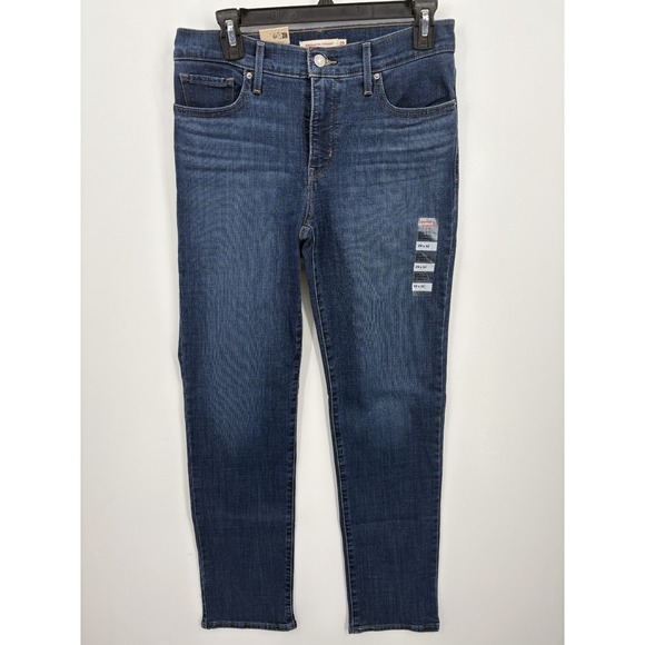 Levi's Women's 314 Shaping Straight Jeans Color Lapis Loft Medium Wash 29x33 NWT - Picture 1 of 8